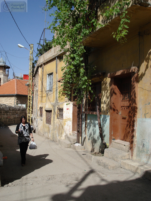 A Street near the Roman Ruins in Baalbek